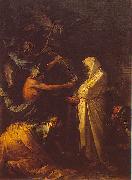 Salvator Rosa L ombre de Samuel apparaissant a Saul chez la pythonisse d Endor. oil painting